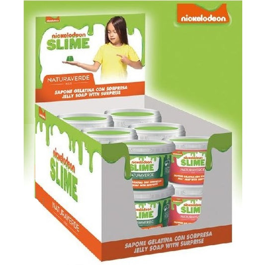 Nickelodeon Slime Naturaverde Kids Sapone Gelatina Zucchero Filato Con Sorpresa