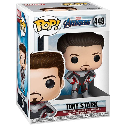 Funko Pop ! Marvel Avengers Endgame - (449) Tony Stark Vinyl Figure Iron-Man 9Cm