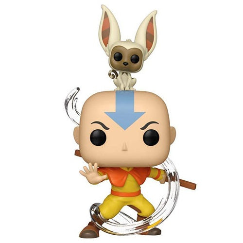 Funko Pop ! Animation Avatar The Last Airbender (534) Aang W/Momo Vinyl Figure