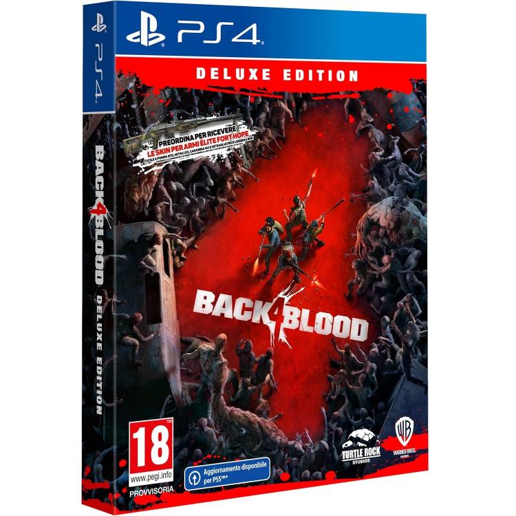 BACK 4 BLOOD DULUXE EDITION PS4 GIOCO PLAY STATION 4 UPGRADE PS5 GIOCO PAL EU IT
