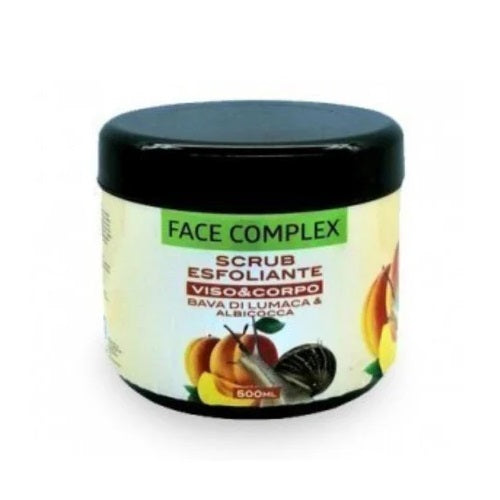 Face Complex Scrub Esfoliante Viso e Corpo Bava Di Lumaca e Albicocca - 500ml