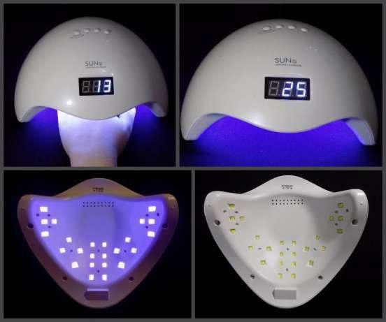 Lampada Uv Led Fornetto Ricostruzione Unghie Mani Piedi 48W Sun5 Display Sensore