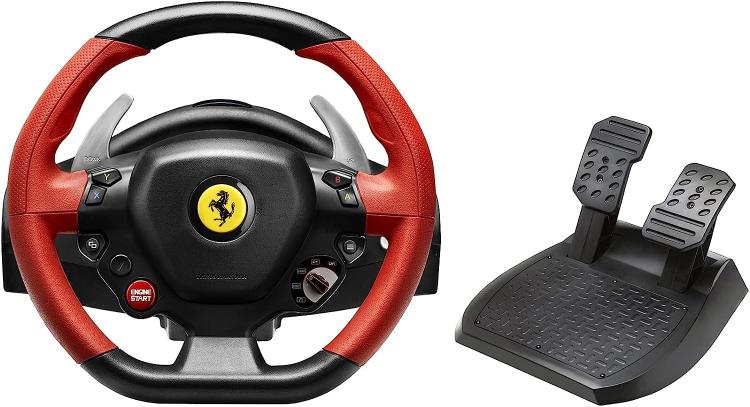 Thrustmaster Volante Pedali Ferrari 458 Spider Racing Wheel Xbox One Series X/S