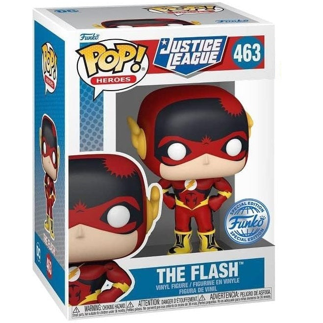 Funko Pop ! Heroes - Justice League (463) The Flash Special Edition Vinyl Figure