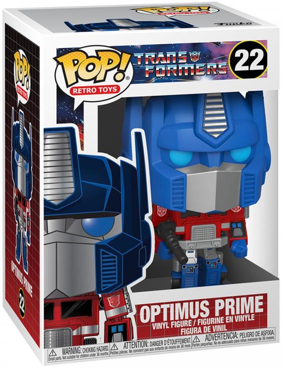 Funko Pop ! Retro Toys Transformers - (22) Optimus Prime Figure Vinyl 9Cm Nuovo