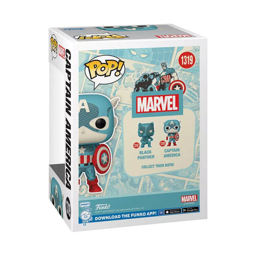 Funko Pop ! Marvel Retro Imagined 100Th- (1319) Captain America Special Edition