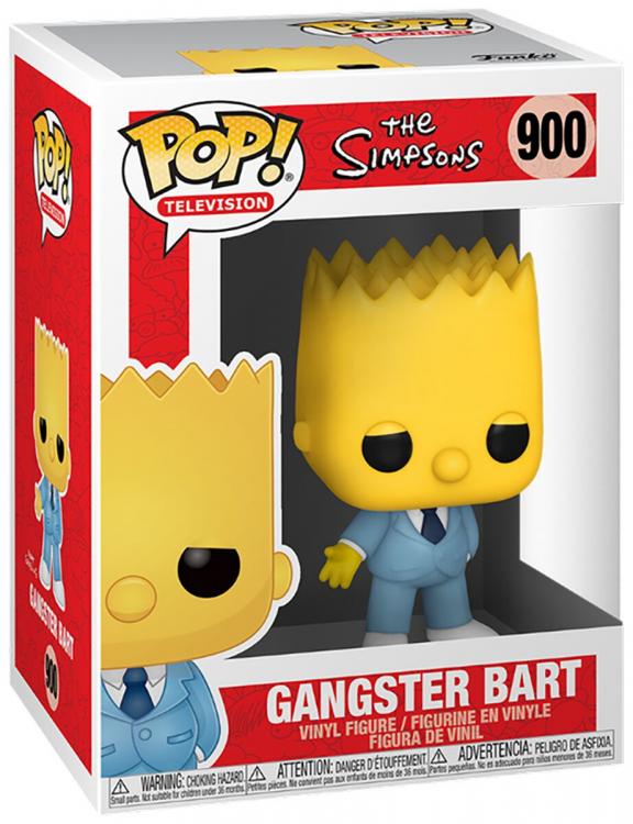 Funko Pop The Simpson 900 - Gangster Bart Vinyl Da Collezione Action Figure