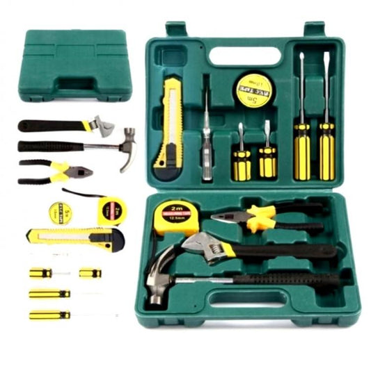 Kit Valigetta Utensili Cassetta Attrezzi Lavoro Fai Da Te 12Pz Cacciavite Chiave