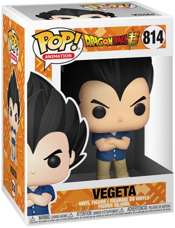 Funko Pop ! Dragon Ball Super - (814) Vegeta Vinyl Figure Collezione 9Cm Nuovo