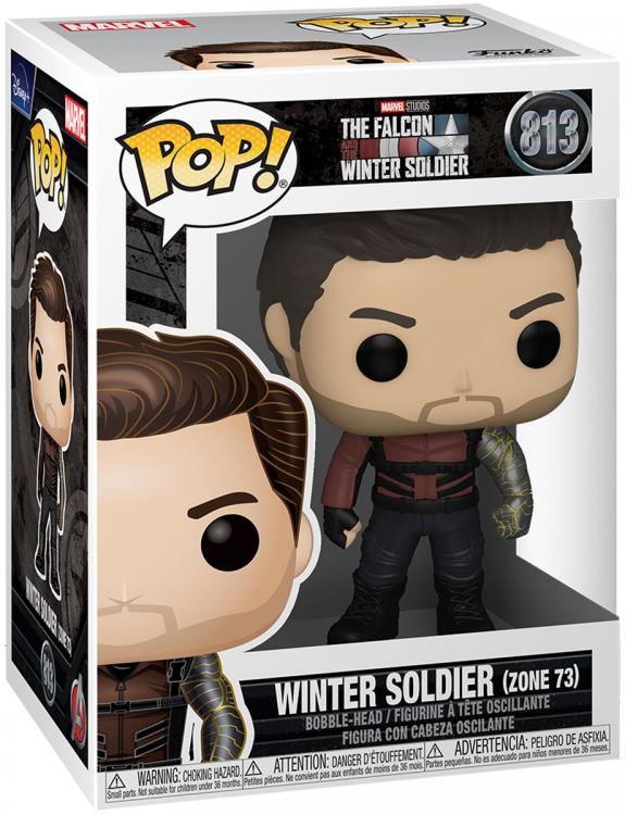 Funko Pop ! The Falcon And Winter Soldier (813) Winter Soldier Zone 73 9cm