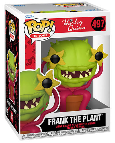 Funko Pop ! Heroes Harley Quinn Animated Series (497) Frank The Plant Figure 9Cm