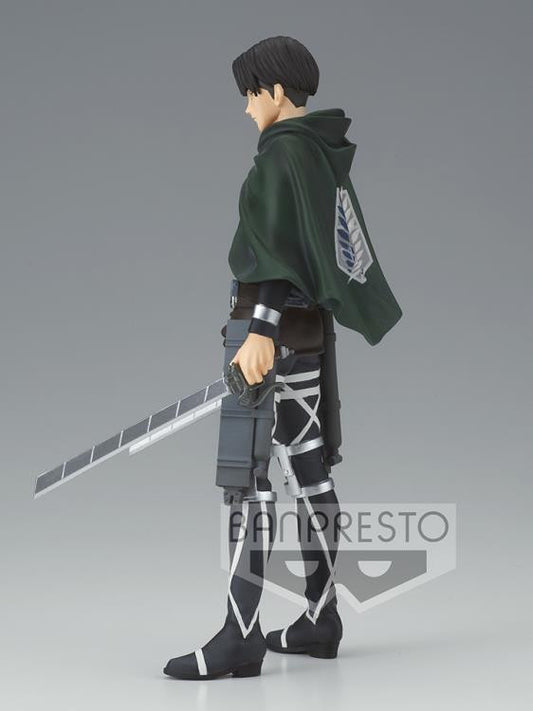 BANPRESTO ATTACK ON TITAN FINAL SEASON FIGURE LEVI SPECIAL 16 CM STATUA A.O.T.