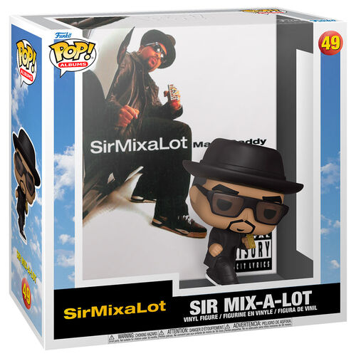 Funko Pop ! Rocks Cover Albums - (49) Sir Mix-A-Lot Mack Daddy Vinyl Figure 9Cm
