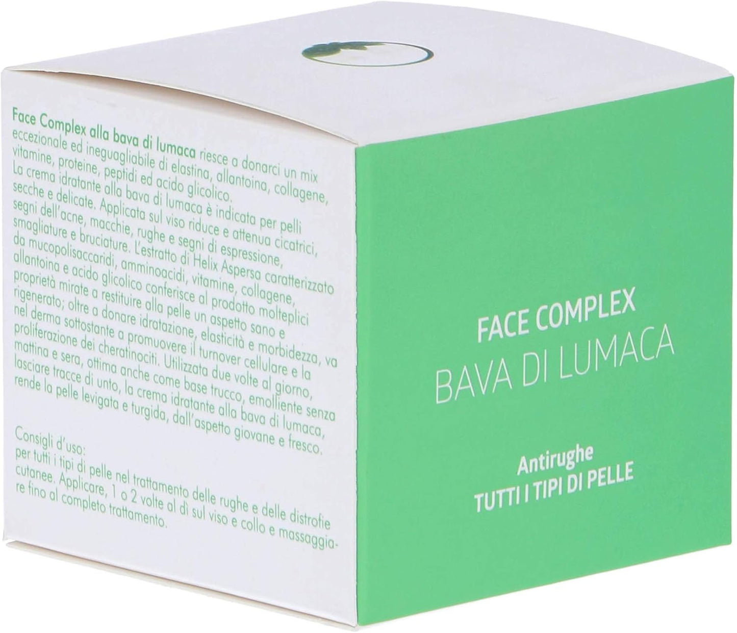 Crema Viso Face Complex Antirughe Bava Di Lumaca Per Tutti Tipi Di Pelle E Rughe