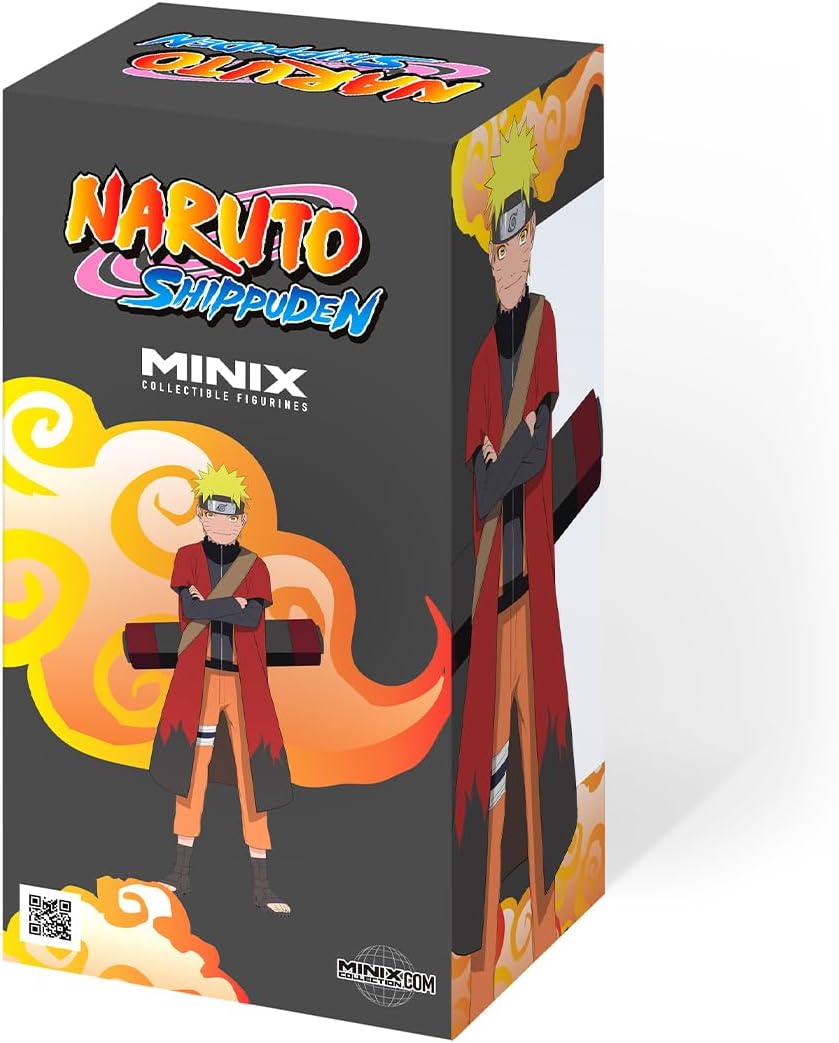 Minix: Naruto Shippuden Naruto Con Mantello (Anime 113) Vinyl Figure 12Cm Nuovo