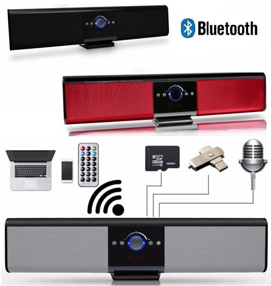 Soundbar Altoparlante Cassa Bluetooth Karaoke Radio Stereo Hifi Subwoofer Usb Sd