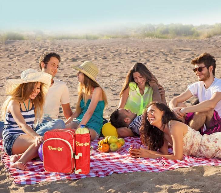 Zaino Termico Borsa Termica Frigo Portabottiglie - Campeggio Mare Viaggio Picnic