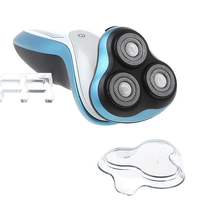 Rasoio 3 Testine Elettrico Ricaricabile Uomo Regolazione Barba Peli Viso Sn-320