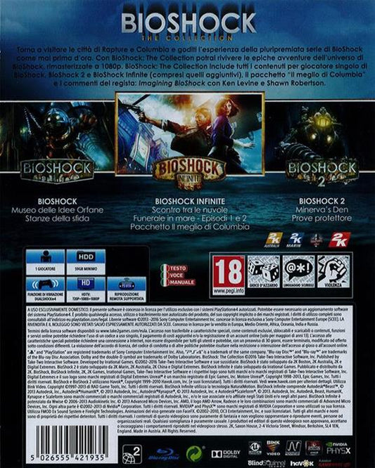 Bioshock The Collection Ps4 Gioco Playstation 4 Multilingue Italiano