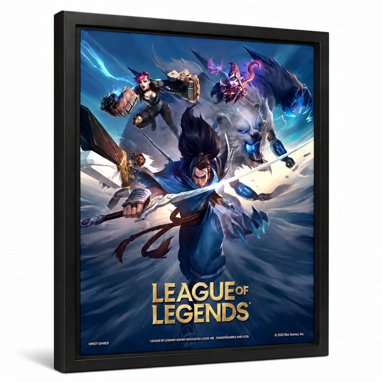 Pyramid - League Of Legends - Poster 3D Lenticular Incorniciato