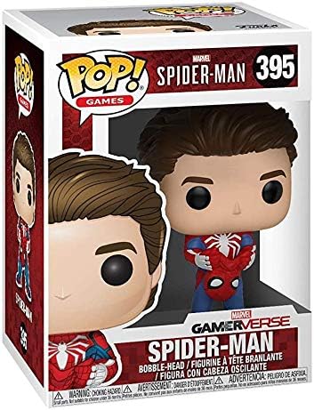 Funko Pop ! Games Marvel Gameverse - (395) Spiderman Unmasked Figure 9cm