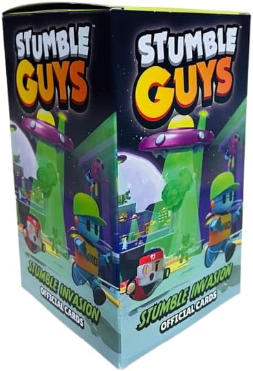 Stumble Guys Scatola Box Da 20 Bustine Cards Stumble Invasion Carte Diramix Card