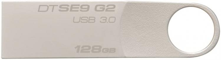Kingston Pendrive 128Gb Dtse9G2/128Gb Usb 3.0 Metal Chiavetta Memoria Argento