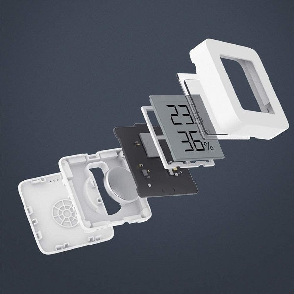 Xiaomi Sensore Smart Monitor Di Temperatura Ed Umidita' Bluetooth Lcd 1.5"Bianco