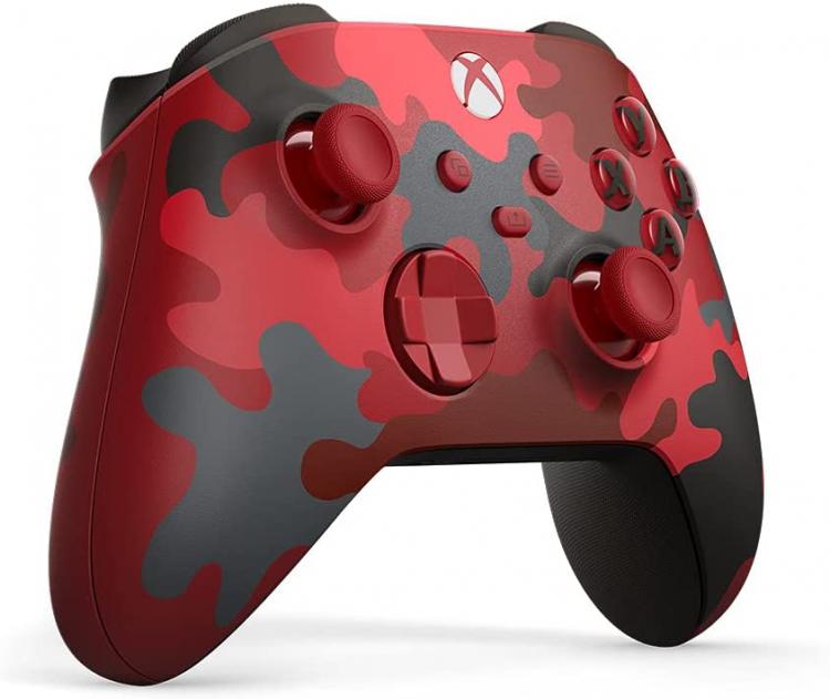 CONTROLLER XBOX SERIE X/S WIRELESS DAYSTRIKE CAMO EDITION PAD XBOX ONE ROSSO