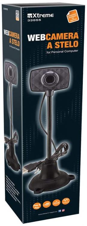 Xtreme Webcamera A Stelo Hd 640 X 480 Webcam 0.3 Mp Usb 2.0 Pc Desktop Skype