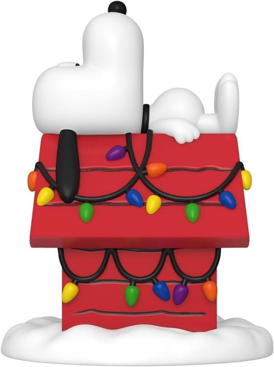 Funko Pop ! Tv Peanuts - (1629) Snoopy W/ Doghouse 15Cm Figure Holiday Deluxe