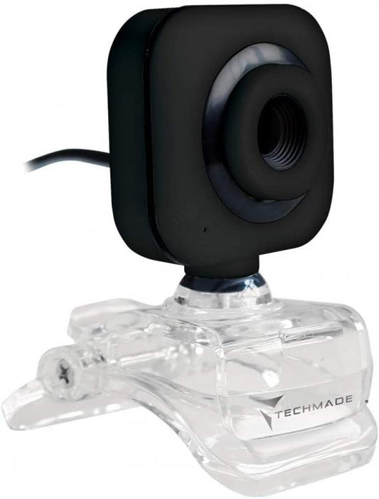 Techmade Webcam Tm-C012 640 X 480 Pixel Usb 2.0 Nero Desktop Skype Pc Computer