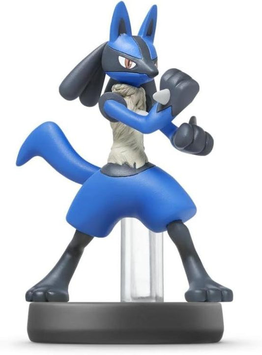 AMIIBO NINTENDO SUPER SMASH BROS COLLECTION - LUCARIO N. 21 FIGURE POKEMON NUOVO