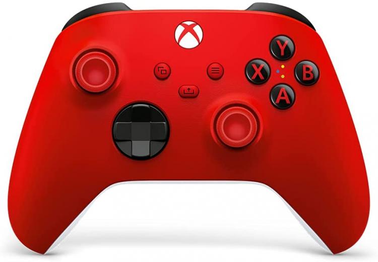 CONTROLLER MICROSOFT XBOX SERIE X/S WIRELESS PULSE RED ONE JOYPAD ROSSO PC NUOVO