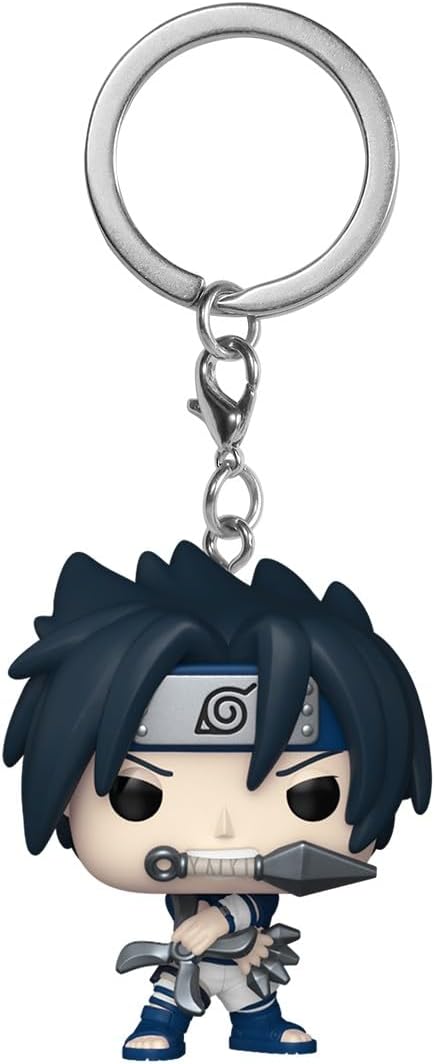 Funko Pop Pocket Keychain Naruto (Sasuke Uchiha) Key Portachiavi
