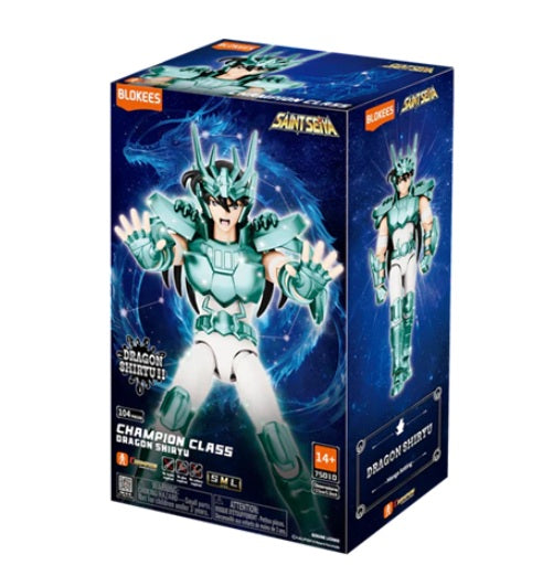 Blokees Saint Seiya: Champion Class 09 (Dragon Shiryu) Figure Cavalieri Zodiaco 75010