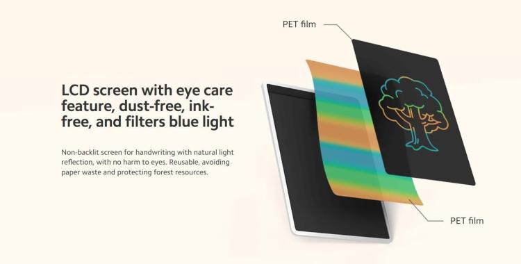 Xiaomi Mi Lcd Writing Tablet 13.5" (Color Edition) Lavagna Led Android A Colori