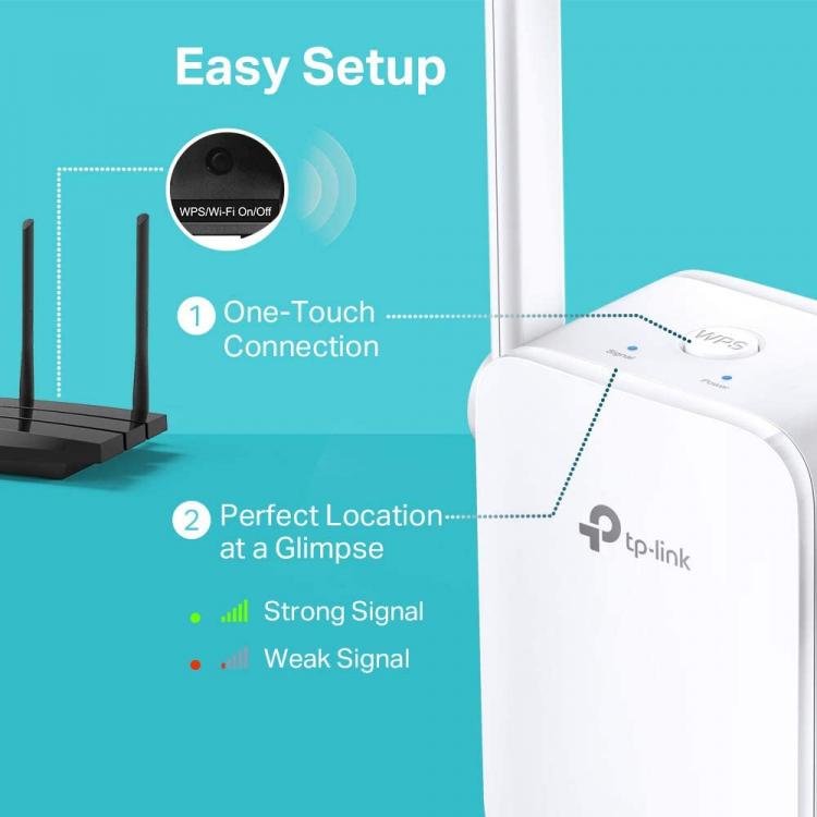 Tp-Link Range Extender 300Mbps Ripetitore Di Segnale Wifi Wireless Tl-Wa855Re