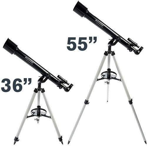 CELESTRON TELESCOPIO POWERSEEKER 60AZ TERRESTRE ASTRONOMICO RIFRATTORE COMPLETO