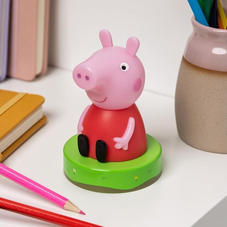 Paladone - Icons Light: Peppa Pig (001) Lampada Led Da Tavolo Luce Notturna Aaa
