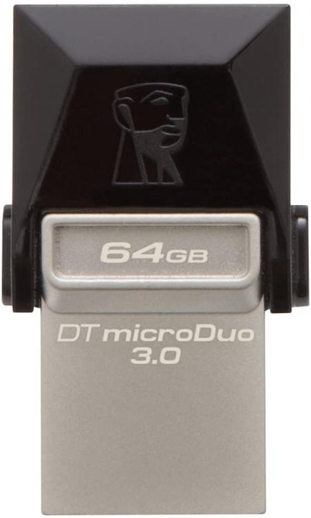 Kingston Pendrive 64Gb Micro Duo Otg Dtduo3 64Gb Usb 3.0 Pc Chiavetta Memoria