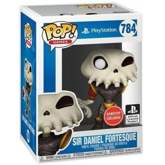 Funko Pop ! Games - Playstation Medievil (784) Sir Daniel Fortesque Figure 9Cm