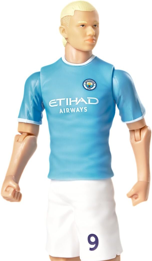 Banbo Toys - Sockers - Manchester City (Haaland) Action Figure Football/Calcio Statuetta da Collezione 20cm