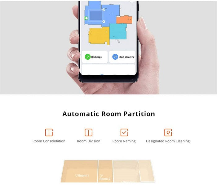 Xiaomi Aspirapolvere (Mi Vacuum Mop Pro Robot) Smart Controllo Remoto Lds White