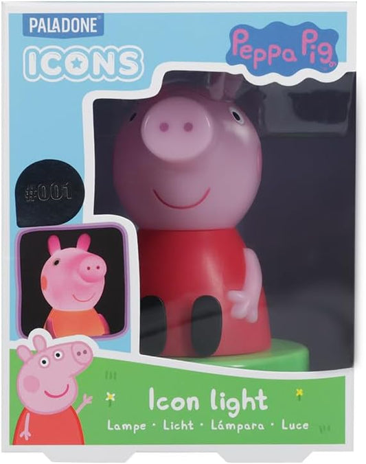 Paladone - Icons Light: Peppa Pig (001) Lampada Led Da Tavolo Luce Notturna Aaa