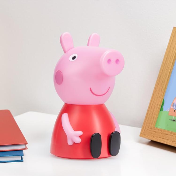 Paladone - Lampada Led Da Tavolo (Peppa Pig Light) Con Suoni Luce Notturna 18Cm