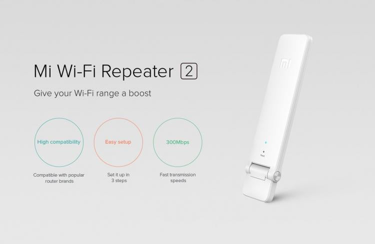 Xiaomi Mi Wifi Repeater 2 Chiavetta Usb Ripetitore Rete Wi Fi Internet 300Mbps