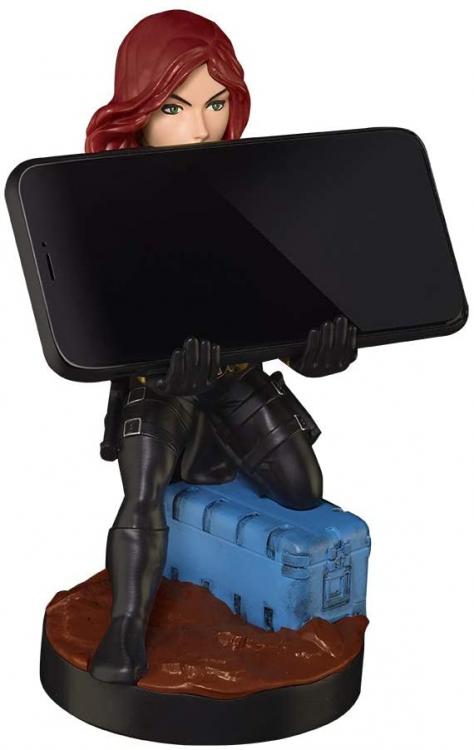 Cable Guys - Marvel (Black Widow) Statuetta Stand Smartphone Controller Di Gioco