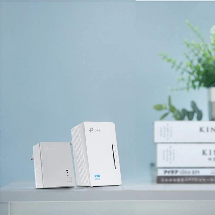 Tplink Powerline Av600 Wi-Fi 300Mbps Tl-Wpa4220 Kit 2.4 Ghz Ricevitore Extender