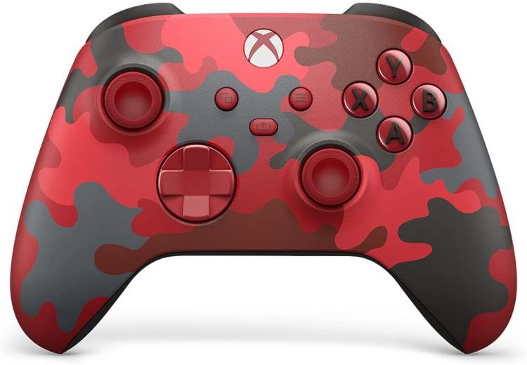 CONTROLLER XBOX SERIE X/S WIRELESS DAYSTRIKE CAMO EDITION PAD XBOX ONE ROSSO